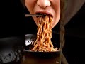 Jajangmyeon & Green Onion Kimchi ASMR 🍜 Crunchy Slurp Sounds