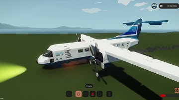 Plane crash 3, Cabin decompression Emergency landing (StormWorks Build and Rescue)