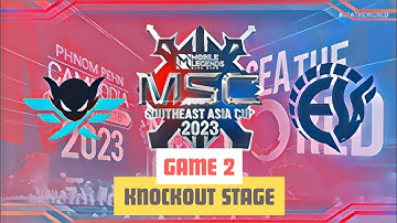 [EN] FIRE FLUX IMPUNITY VS TEAM EVO GAME 2 MSC 2023 GROUP STAGE DAY 4 | MOBILE LEGENDS: BANG BANG