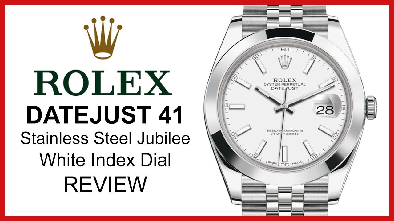 rolex datejust 41 white dial review