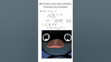 Tough Problems have easy solutions  #memes #integration #maths