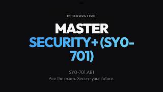 CompTIA Security+ SY0-701 complete study guide for beginners