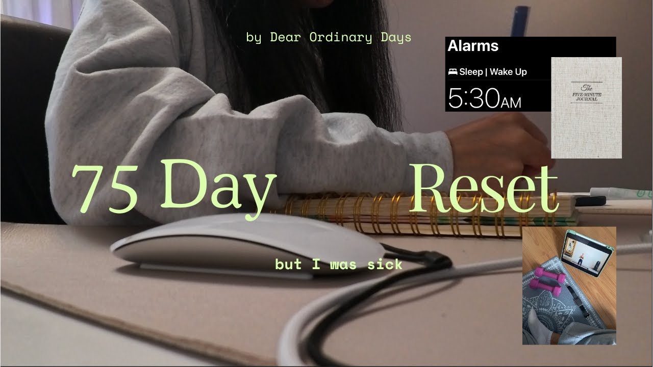 I Started a 75 Day Reset While Sick ❤️‍🩹 | Week 1