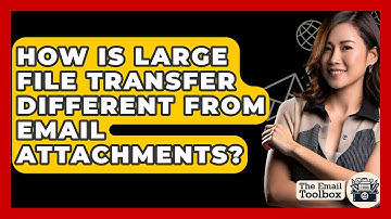 How Is Large File Transfer Different From Email Attachments? - TheEmailToolbox.com