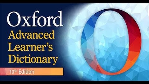 [[ FREE 100% ]] Cách cài đặt từ điển Oxford Advanced Learner Dictionary 10 cho điện thoại