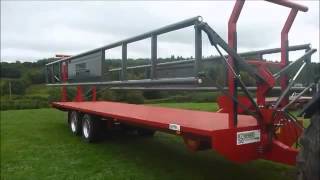 Staines Trailers   Bale Trailer with hydraulic bale doors