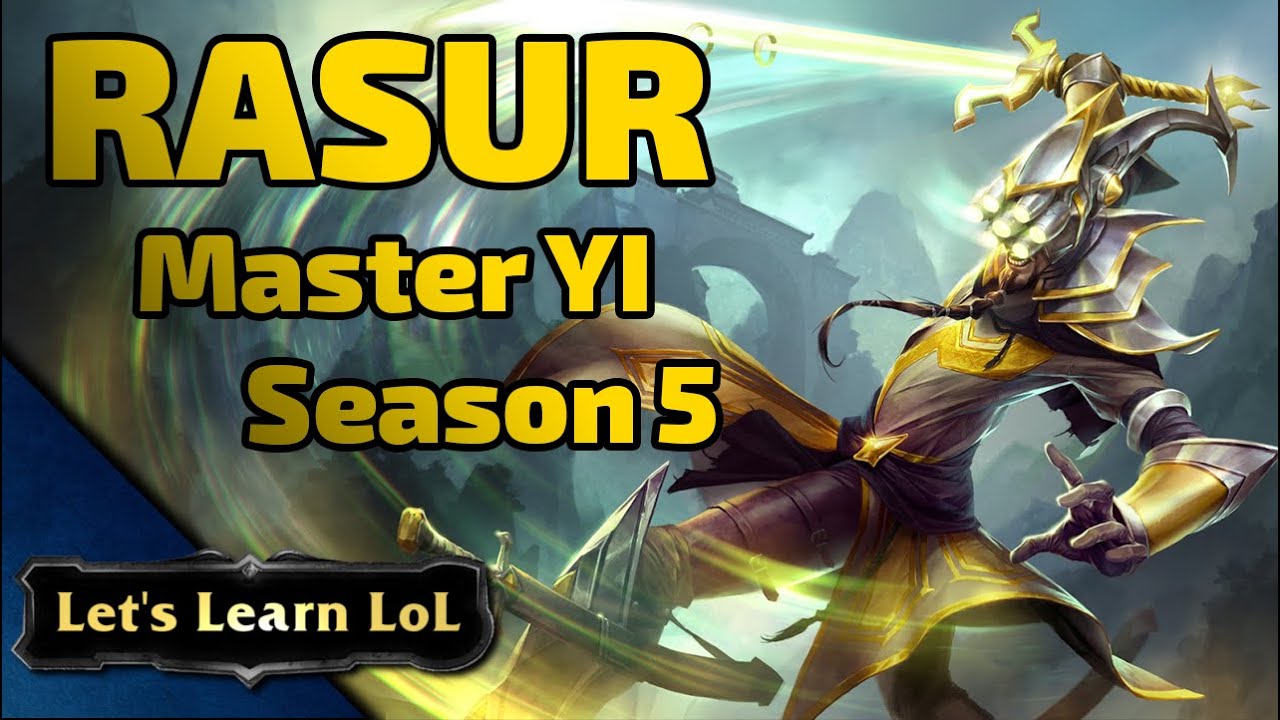 league of legends gameplay 2019 Lets Lern LoL: Master Yi Season 5 Guide | feat. Sola | German