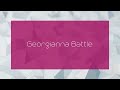 Georgianna Battle - appearance