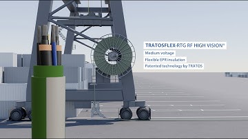 TRATOSFLEX-RTG-RF® HighVision – Reflective & Fluorescent Cable for Port
