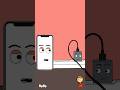 Phone and Charger 😂🔋 ( Sus 4k meme ) #funny #flipaclip #animation #animationmeme #comedy #shorts