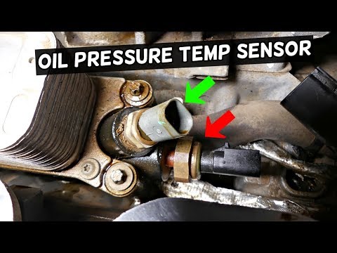 DODGE JOURNEY OIL PRESSURE SENSOR TEMPERATURE SENSOR REPLACEMENT 3.6 V6 PENTASTAR