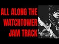 Jimi hendrix style watchtower jam guitar backing track c minor