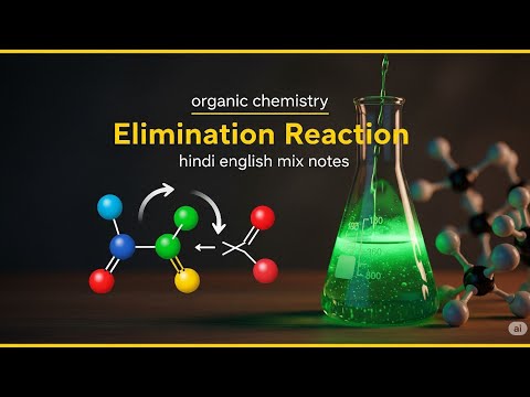 Elimination Reaction in hindi notes || MSc 2Sem Inorganic Chemistry