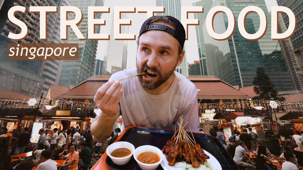 ⁣CHEAPEST STREET FOOD IN THE WORLD'S MOST EXPENSIVE COUNTRY (Singapore hawker center food tour)