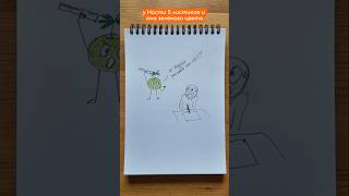 Яблочка Настя научит тебя рисовать! #art #рисование #яблоки #рисунок
