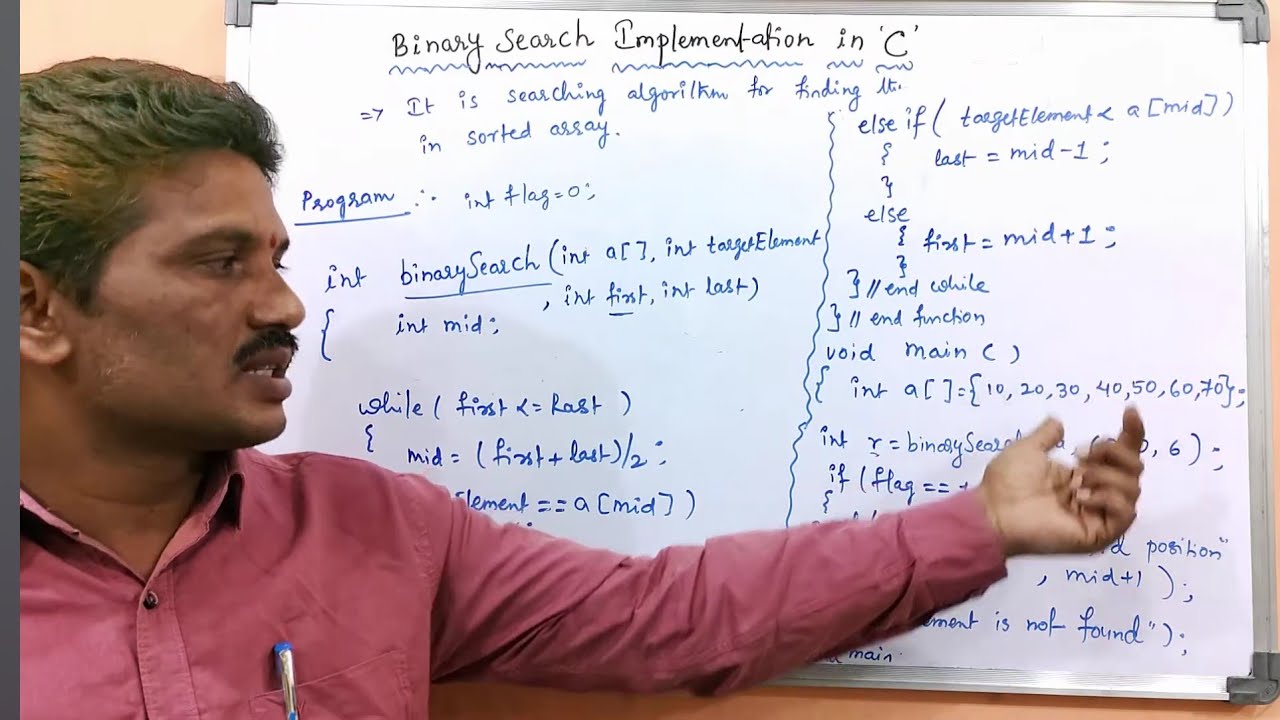 Binary Search with Example | Binary Search Algorithms in C Programming ...