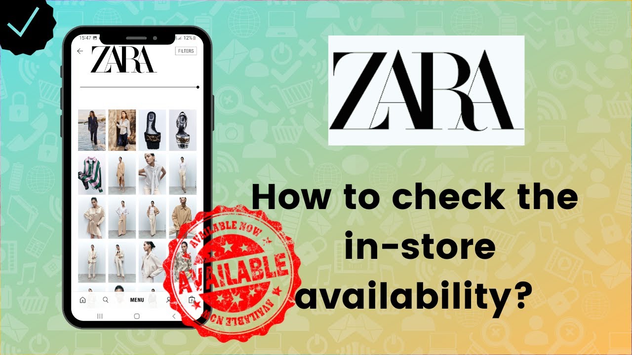 How to check the in-store availability on Zara app? - Zara Tips - YouTube