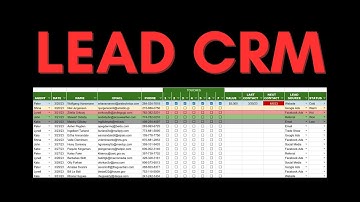 Simple Lead CRM Tutorial in Google Sheets [FREE TEMPLATE]