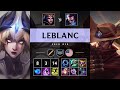 LeBlanc Mid vs Yasuo - NA Challenger Patch 25.S1.2