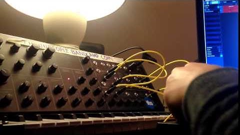 Korg MS20 Mini Synced with Monotribe.