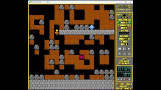 Boulderdash Level 28 Enchanted Wall