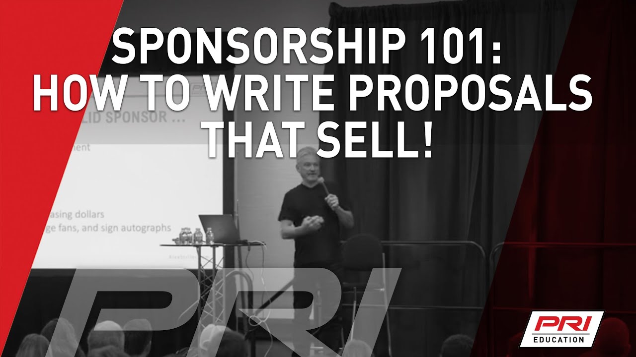 ⁣Sponsorship 101:  How To Write Proposals That Sell!