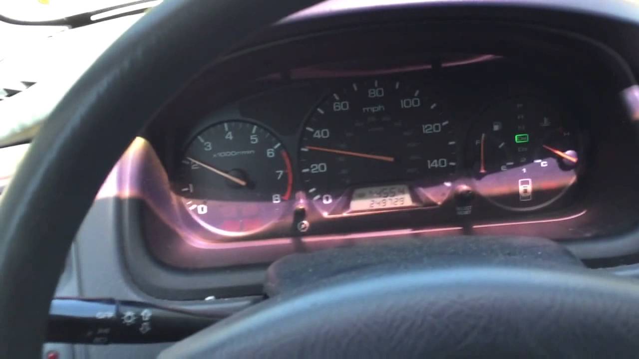 2001 Honda Accord Dashlight Turned On Battery Cleanup Alternator 2001 Honda Accord Dashlight Turned On Battery Cleanup Alternator Test