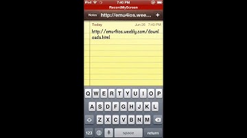 how to get a screen recorder link:http://emu4ios.weebly.com/downloads.html