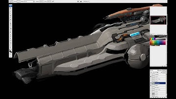 Infinity Spaceship Timelapse 4 - Work in progress preview.