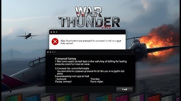 Fix War Thunder Error 81110013 Fast!