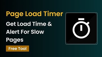 How to use #PageLoadTimer to get webpage Load Time & Auto Alert for Slow Pages | Performance Testing