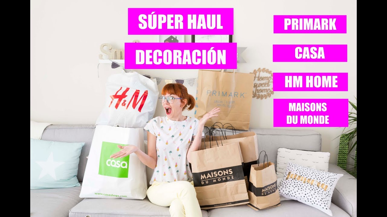 SÚPER HAUL DECO / Primark, H&M Home, Casa, Maisons du Monde, Mr.Wonderful