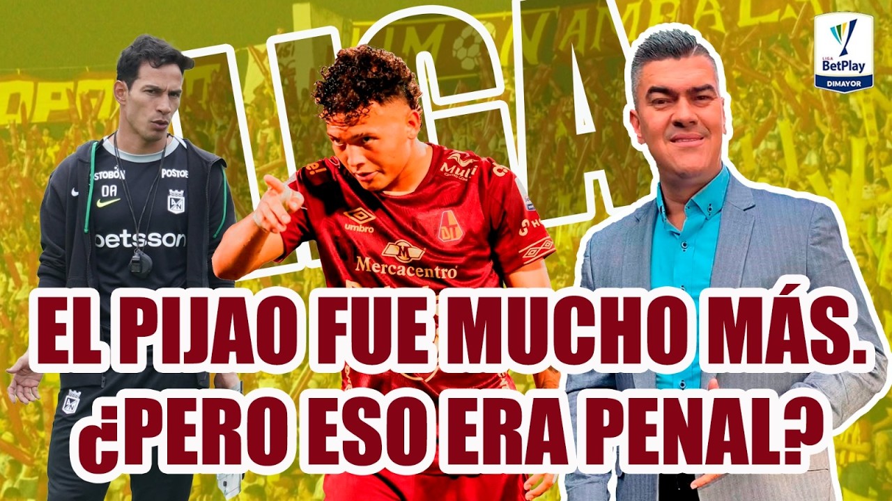 TOLIMA 1 ATLÉTICO NACIONAL 0 EL PIJAO FUE MUCHO MÁS, PERO ESO ERA PENAL? FLOJO EL VERDE