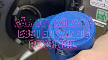 Vad händer om man tankar etanol i en bensinbil?