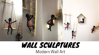 Modern wall Art/ wall sculptures/ Home decor/ New ways to decorate your Home/ wall decorations