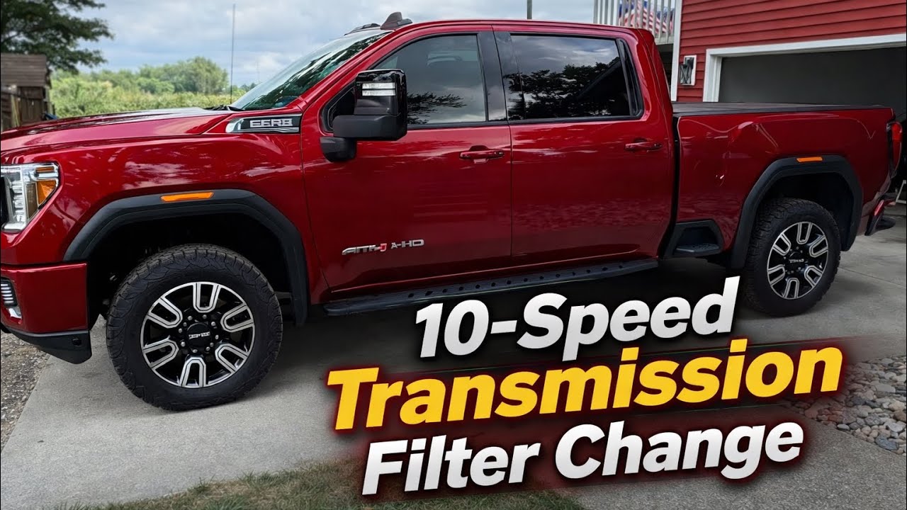2023 Sierra HD 10 Speed Transmission Filter Change