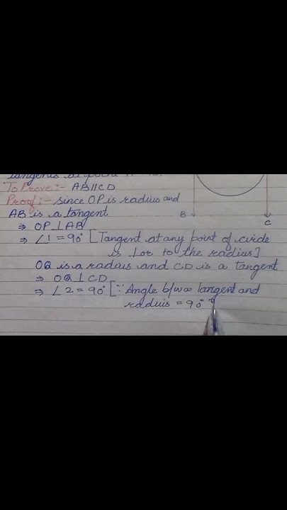 Prove that the tangents drawn at the ends of a diameter of a circle are parallel.