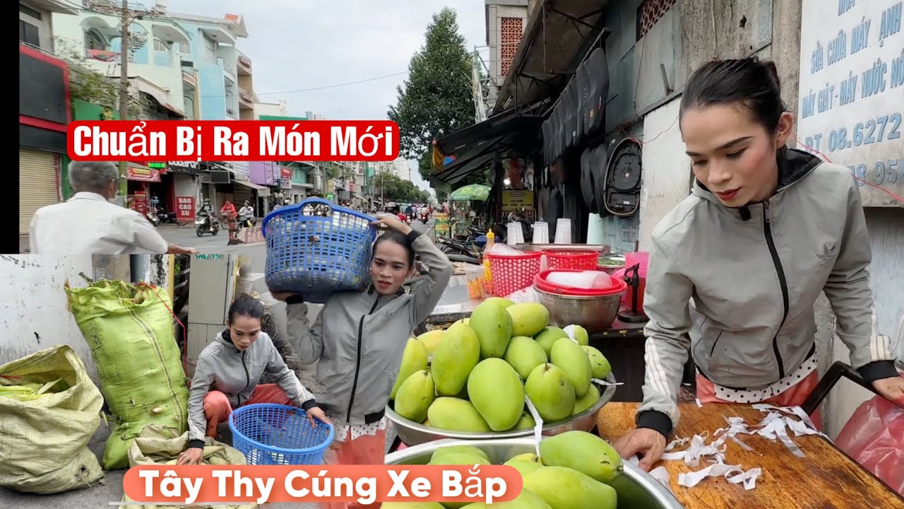 Tây Thy Cúng Xe Bắp,Chờ Ngày Ra Món Mới Bánh Canh Sắt Miền Tây