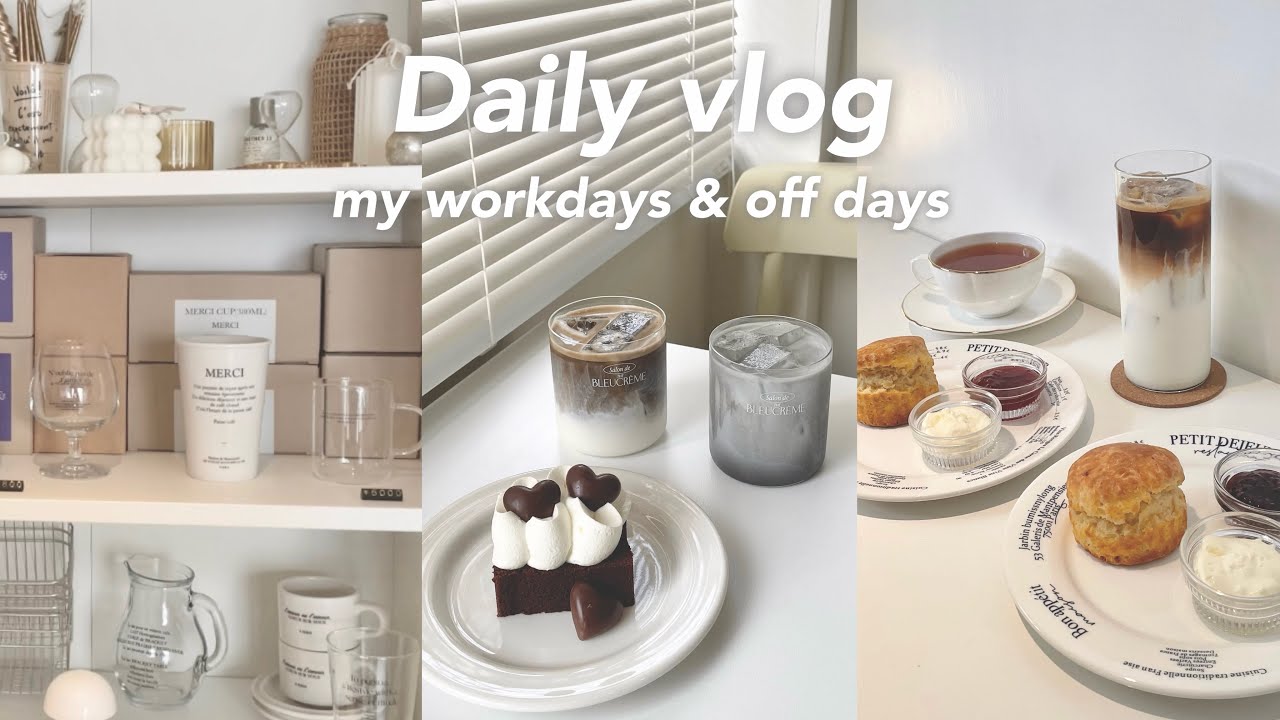 ［Daily vlog］転職後の仕事の日と休みの日｜カフェ巡りな日常