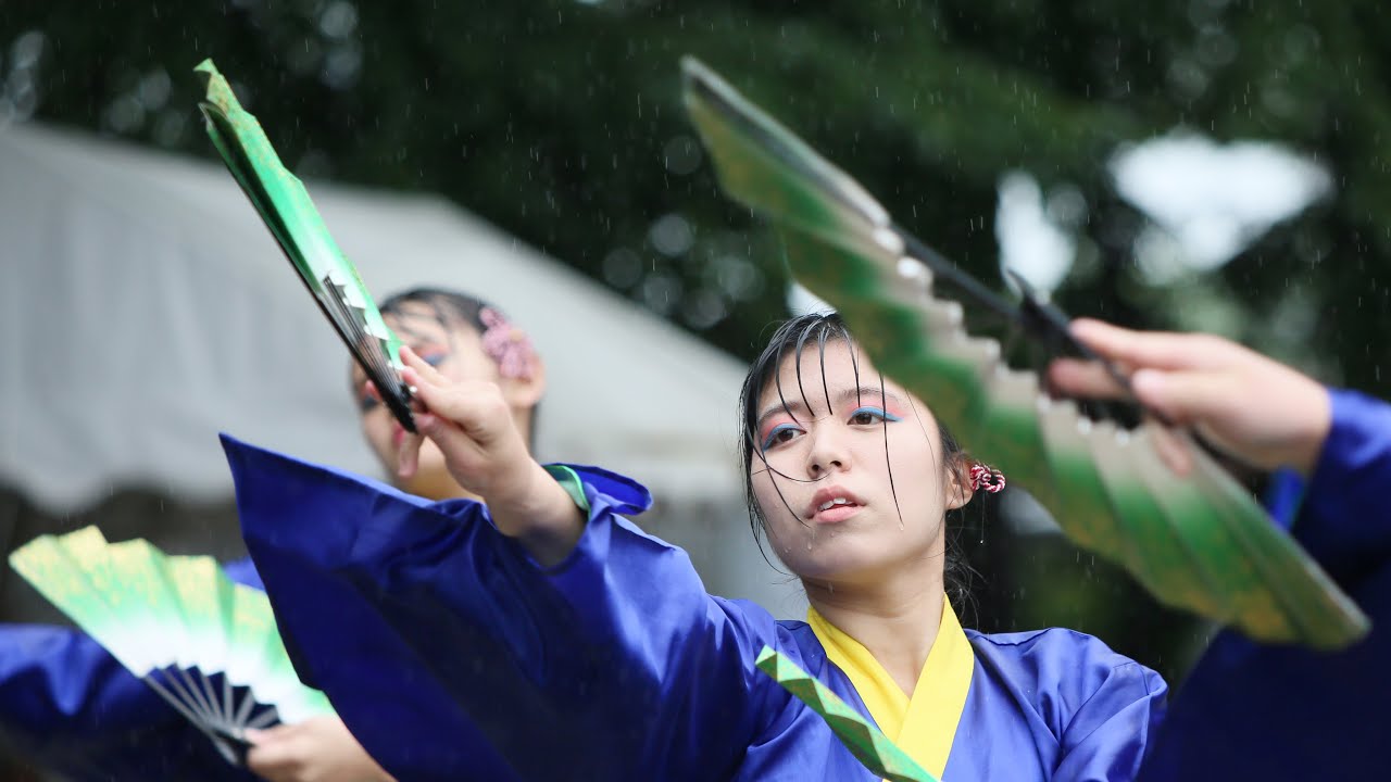あやめよさこい20190701 B 009 福島学院大学YOSAKOIクラブ月下舞流／千菊