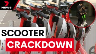 Police cracking down on hundreds of rogue escooter riders across Melbourne | 7 News Australia