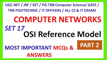 PG TRB CS 2021 | Computer Network | OSI Reference Model | Part 2 | NTA NET | TNSET CS 2021 | Tamil