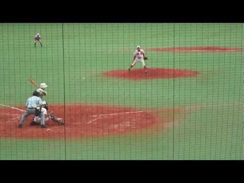 雪谷vs国士舘 ８回表 国士舘・巻島選手の勝ち越しソロホームラン