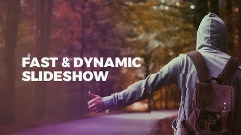 After Effects Template: Fast Dynamic Slideshow