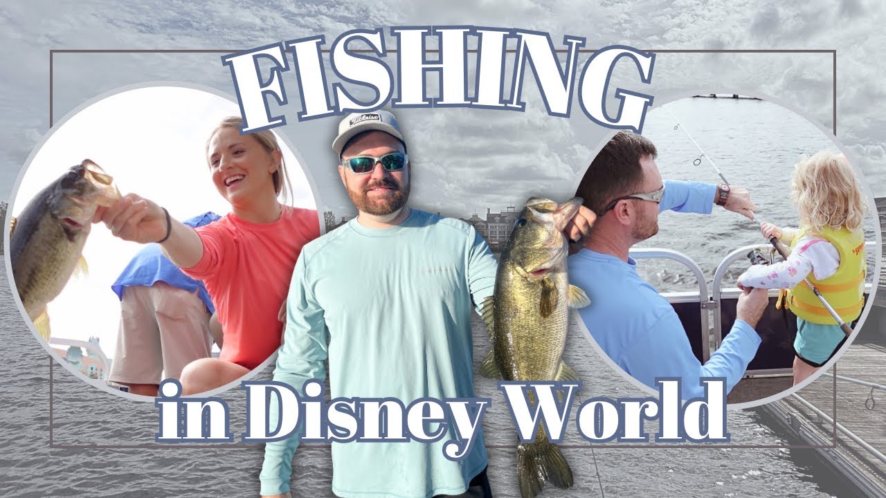 🎣 We went FISHING at DISNEY WORLD Disney Fishing Excursion Disney
