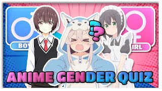 ANIME GENDER QUIZ - Guess the Anime Characters Gender [35 CHARACTERS]