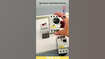 Mounting a Motor Circuit Breaker MPCB on a DIN Rail. #EMMS #MPCB #Motorprotectivecircuitbreaker