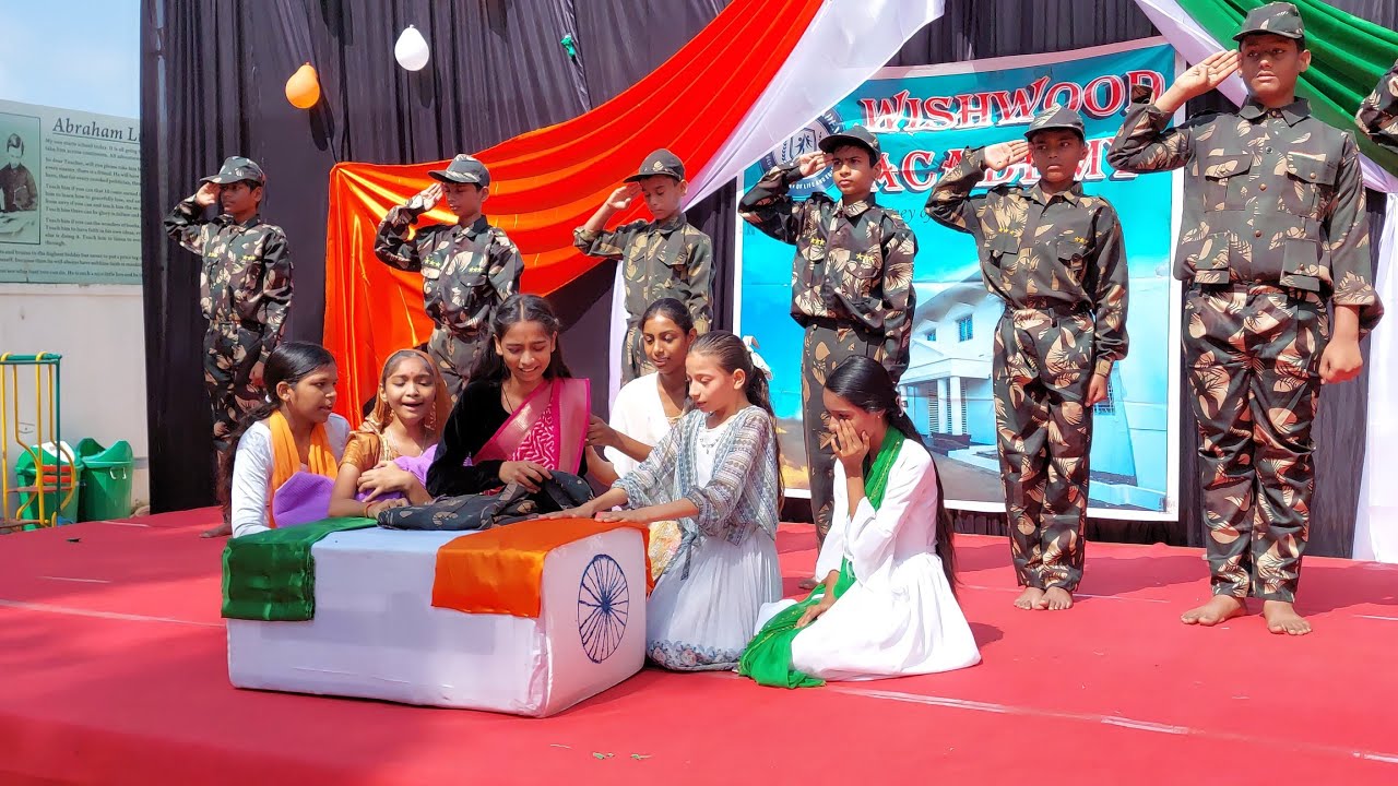 Patriotic Independence Day Drama at WISHWOOD ACADEMY Barwani | Indian Independence Day 2024-25