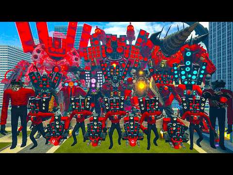 All Speakerman titan vs Skibidi toilet 1-77 bosses - Astro Duchess vs tv man boss battle - Ep 5