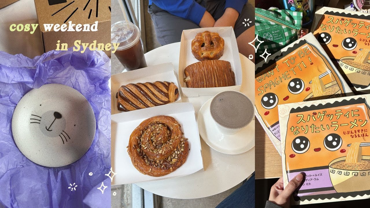 weekend getaway ✨☕️📚🥐  pastries / trinkets / Kinokuniya book event